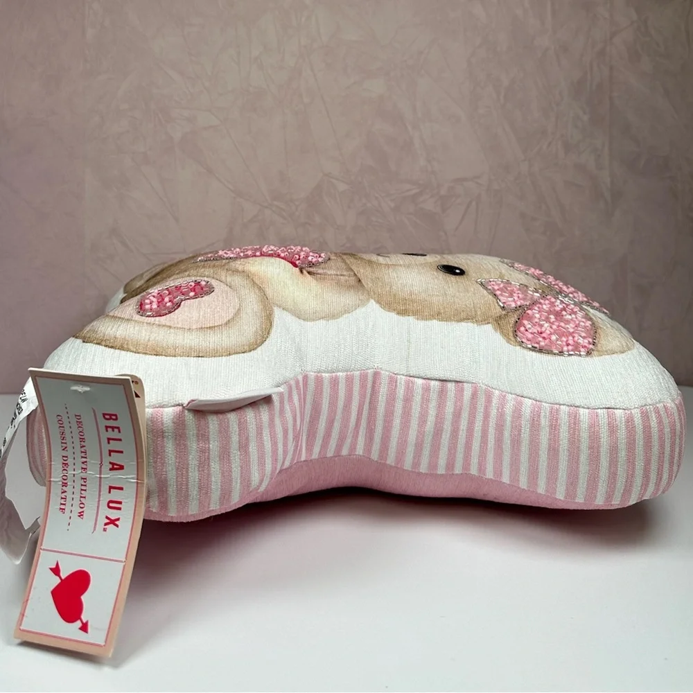 Bella Lux Valentine’s Teddy Bear Pillow